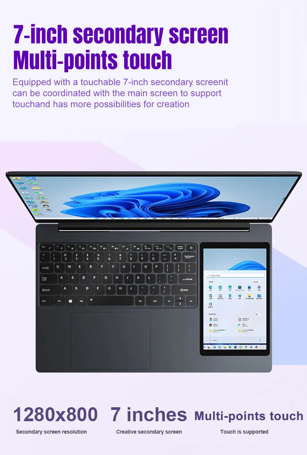 CRELANDER Intel laptop 15.6"