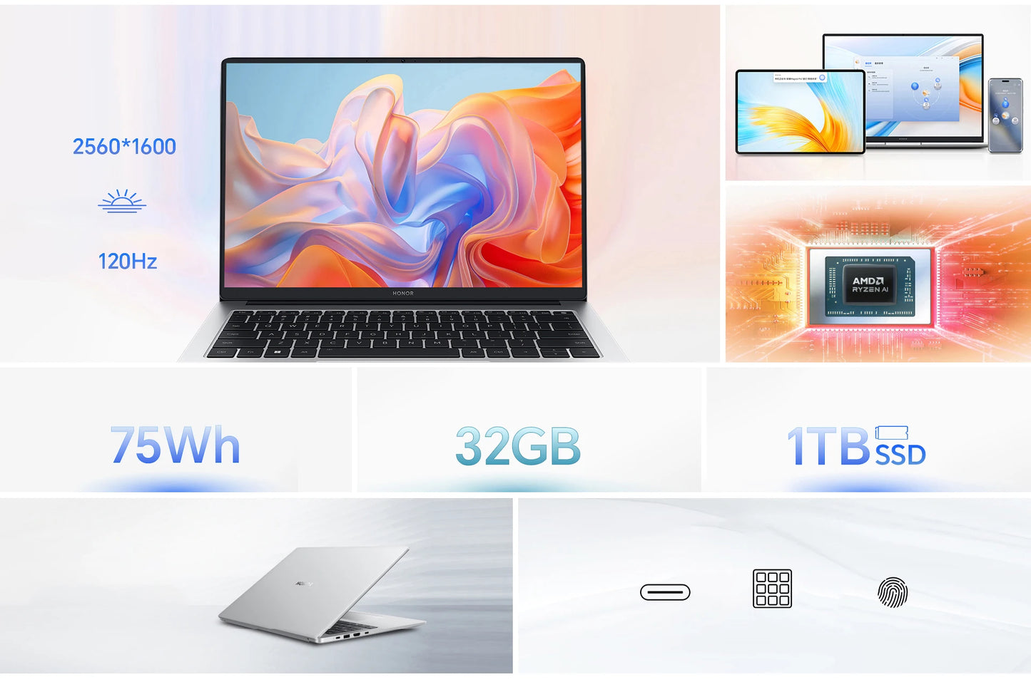 HONOR MagicBook X16 Plus 2024 Ryzen R7