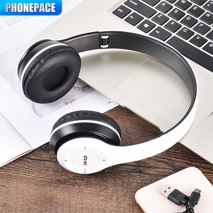 P47 Stereo 5.0 Bluetooth Headset – Sans Fil, Pliable