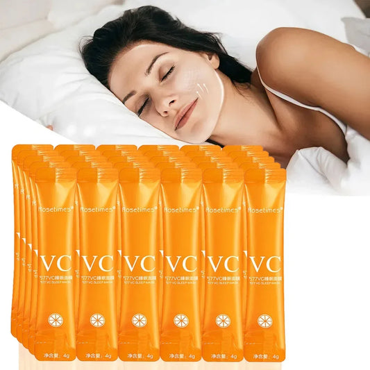 Masques Nuit Vitamine C 30pcs – Hydratation & Raffermissement