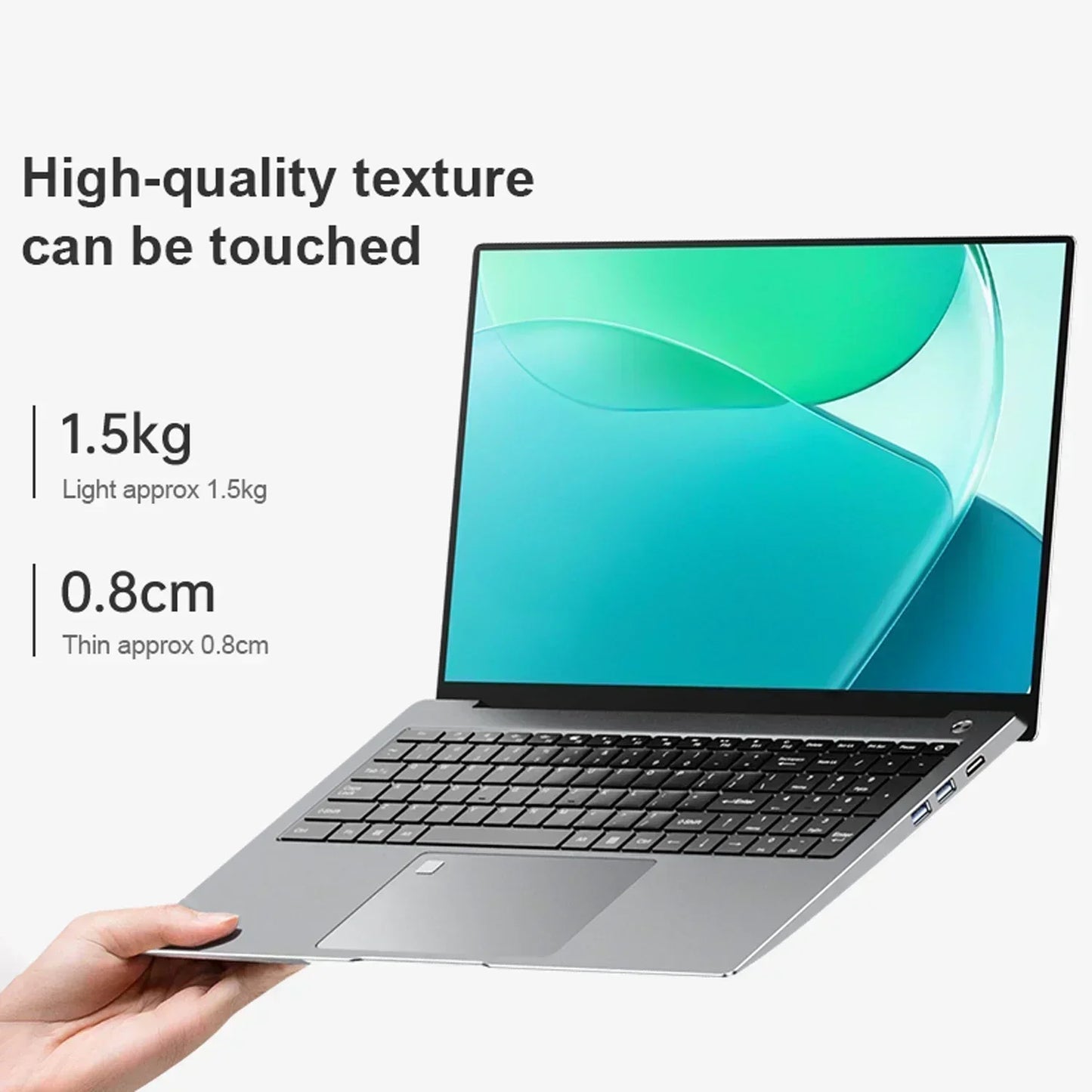 Yepo Laptop Intel Core i7, Windows 11 Pro, 15,6" 2K HD Screen, MX450 2GB, Carte Graphique Indépendante, Bureau