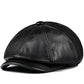 Beret en Cuir Véritable pour Homme – Casquette Padding en Cuir