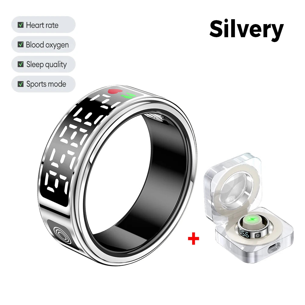 SR08 Smart Ring - LED, Bluetooth 5.1, étanchéité 5ATM