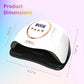 Lampe Max UV 66 LEDs pour sèche-ongles Manucure Lampe de séchage d'ongles 66 LEDs
