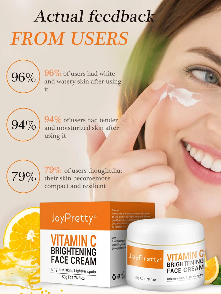 Crème Visage Vitamine C – Éclat, Anti-Taches & Hydratation