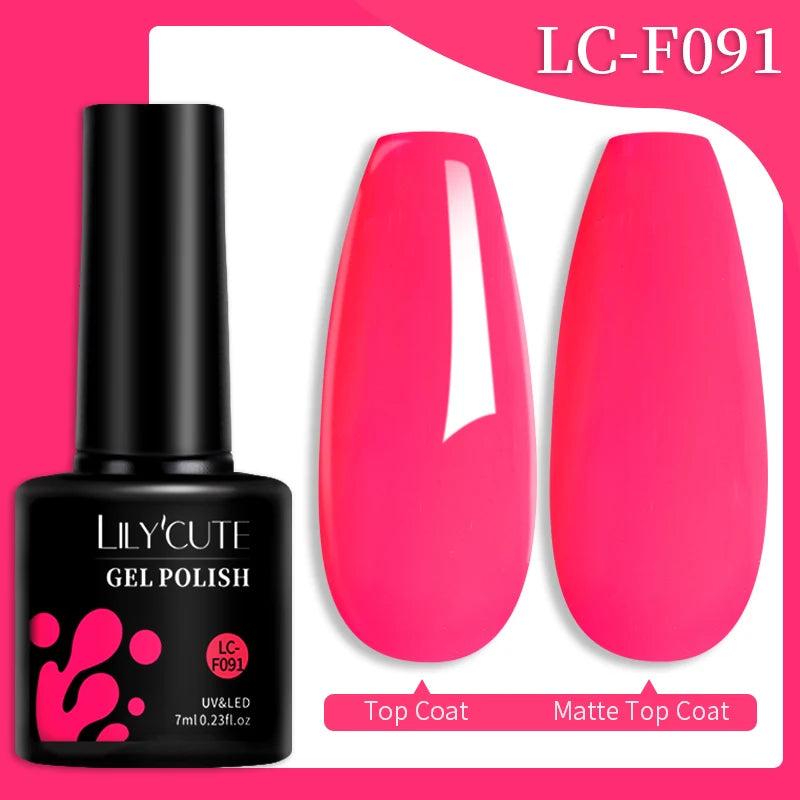 LILYCUTE Summer - Neon Gel Vernis Semi permanent