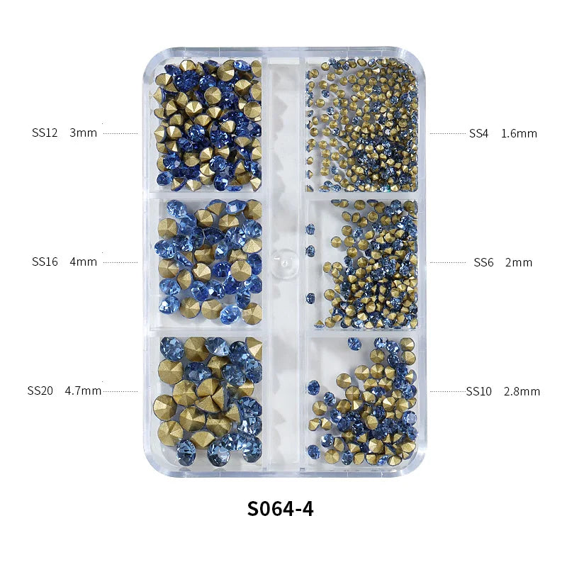 1000PCS SS4-SS20 strass de cristal