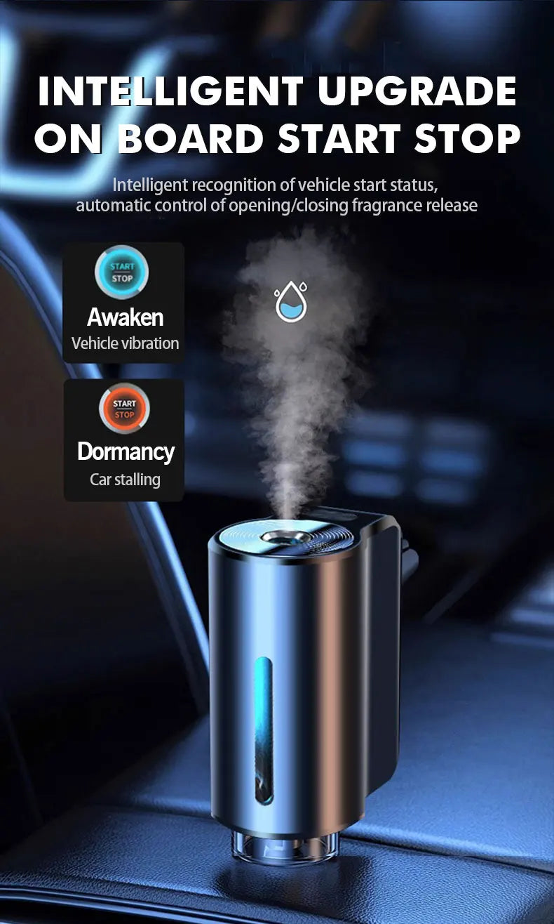 Diffuseur d'Air Électrique pour Voiture – Humidificateur & Désodorisant Aromathérapie