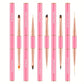 Set 5 Pinceaux Nail Art – Double Embout & Précision Ligne Fine