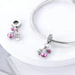 Charm S925 Couronne Parfum Rose