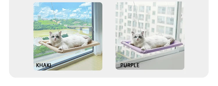 Hamac Fenêtre Chat – Ultra-Doux, Confort & Gain de Place