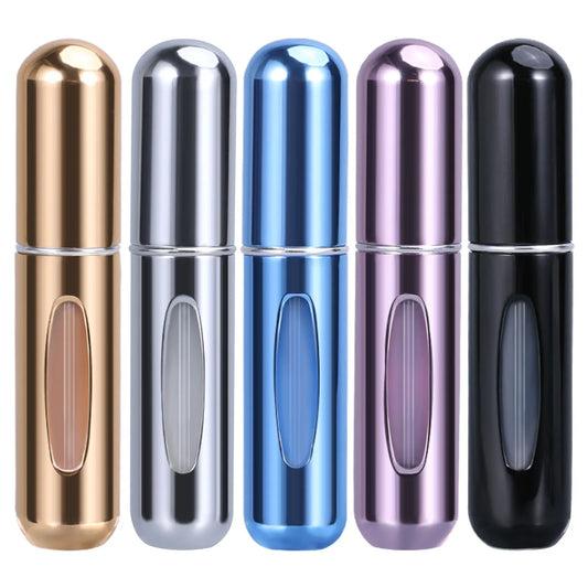 Mini Atomiseur Parfum Refillable 5/8ml – Voyage en Aluminium