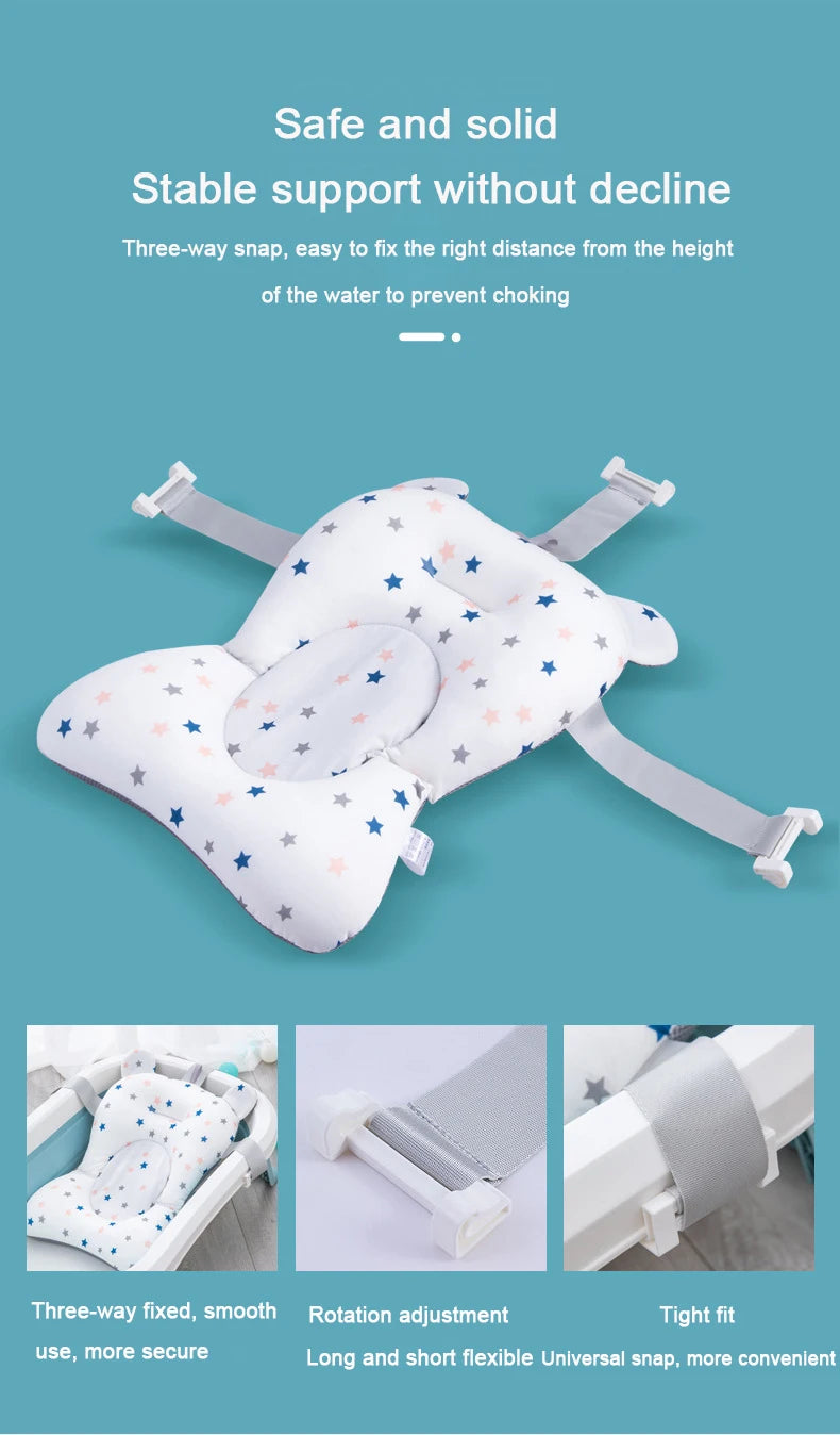 Tapis Bain Bébé – Portable, Antidérapant & Confort Sécurisé