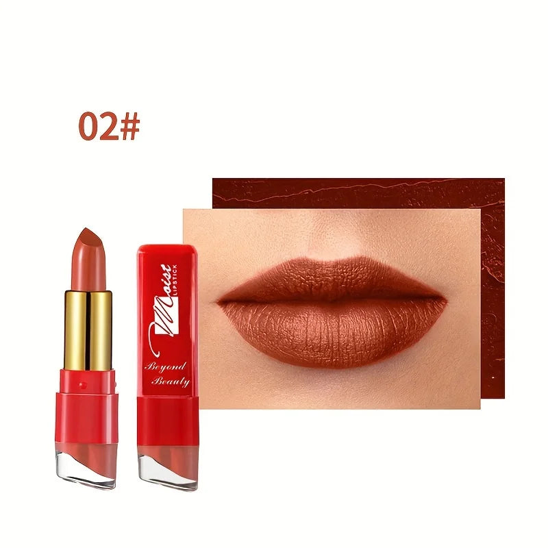 Rouge à Lèvres Crème 12 Couleurs – Hydratant & Longue Tenue