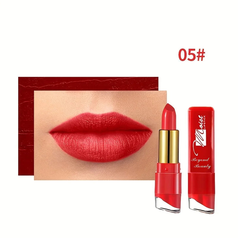 Rouge à Lèvres Crème 12 Couleurs – Hydratant & Longue Tenue