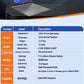 YOGA 14" Mini Laptop Intel N95 32GB RAM 2TB SSD 2-in-1 2.5K Écran Tactile 360°