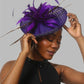 Chapeau Fascinator Vert Élégant pour Femmes – Accessoire de Mariage et Cocktail