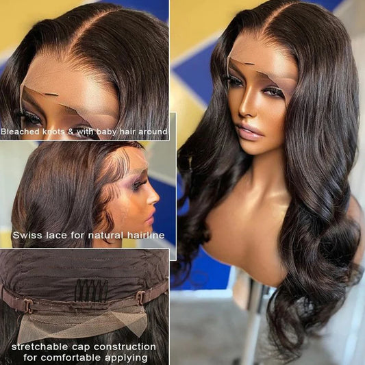 Perruque Brésilienne - Body Wave, Lace Front 1352