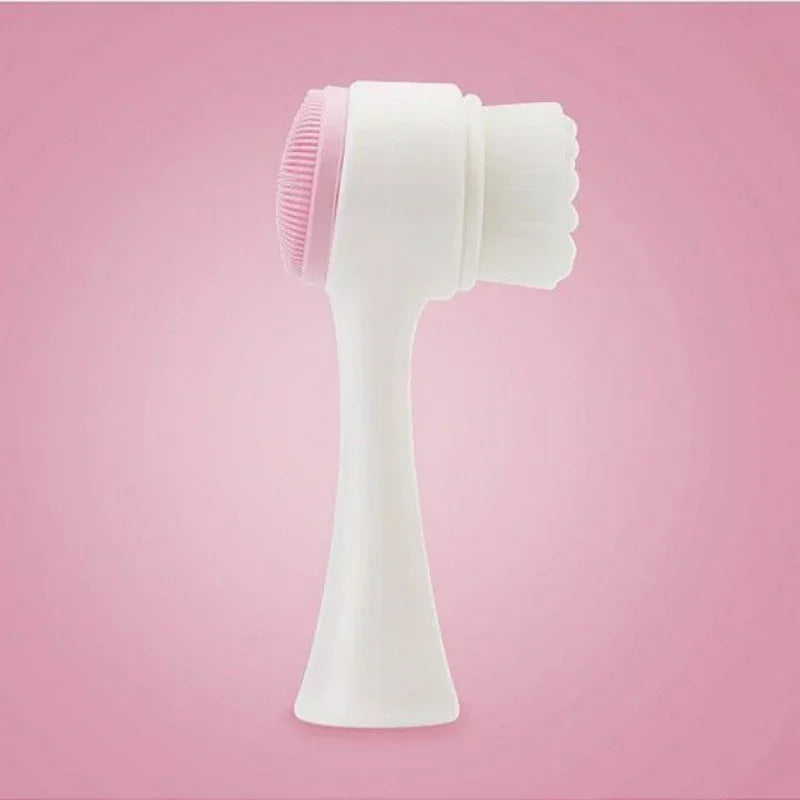 Brosse Visage 3D – Silicone Doux & Massage Nettoyant