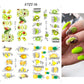 4Pcs Autocollant pour les ongles AVOCADO