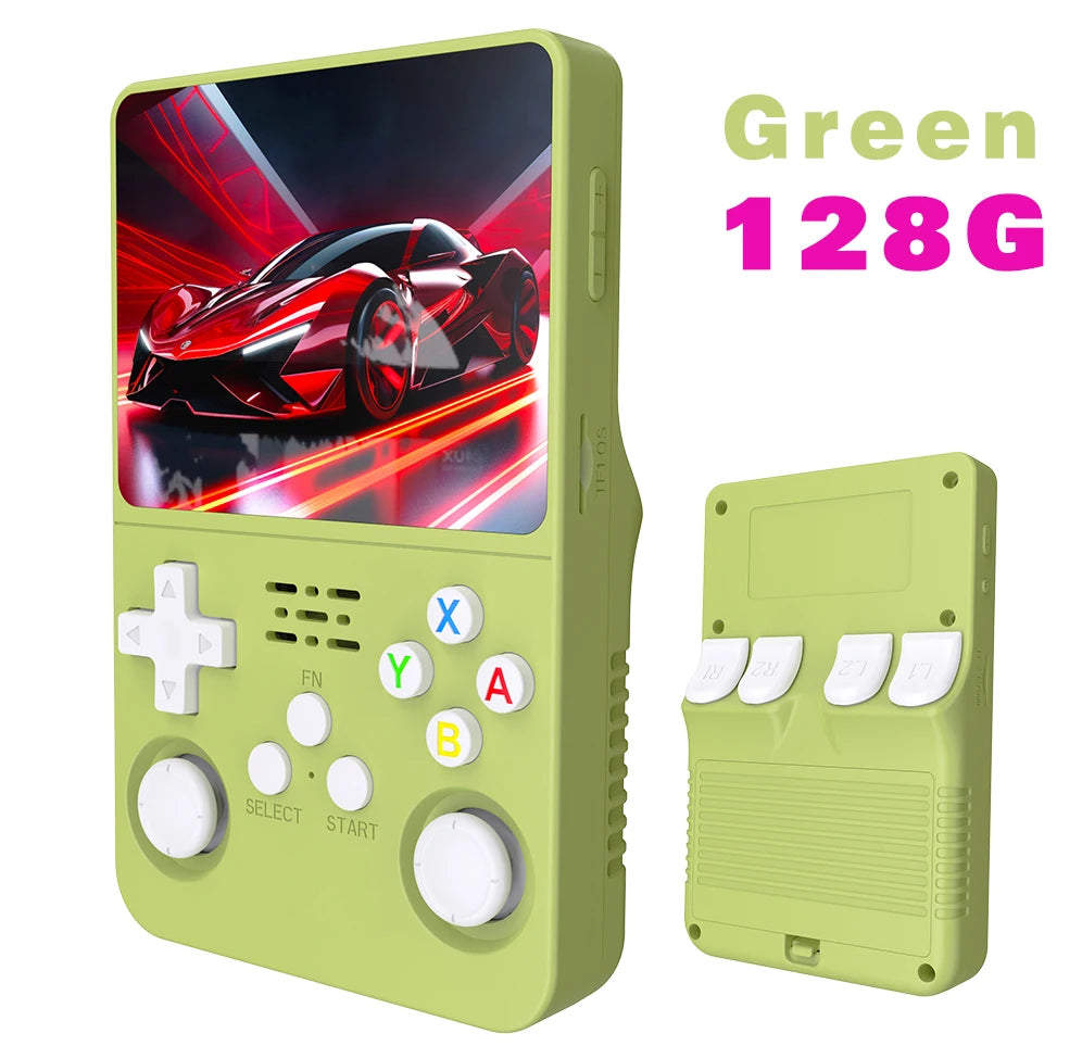 Console Portable R36S Retro – 3.5" IPS, 64GB/128GB, Cadeau Enfant