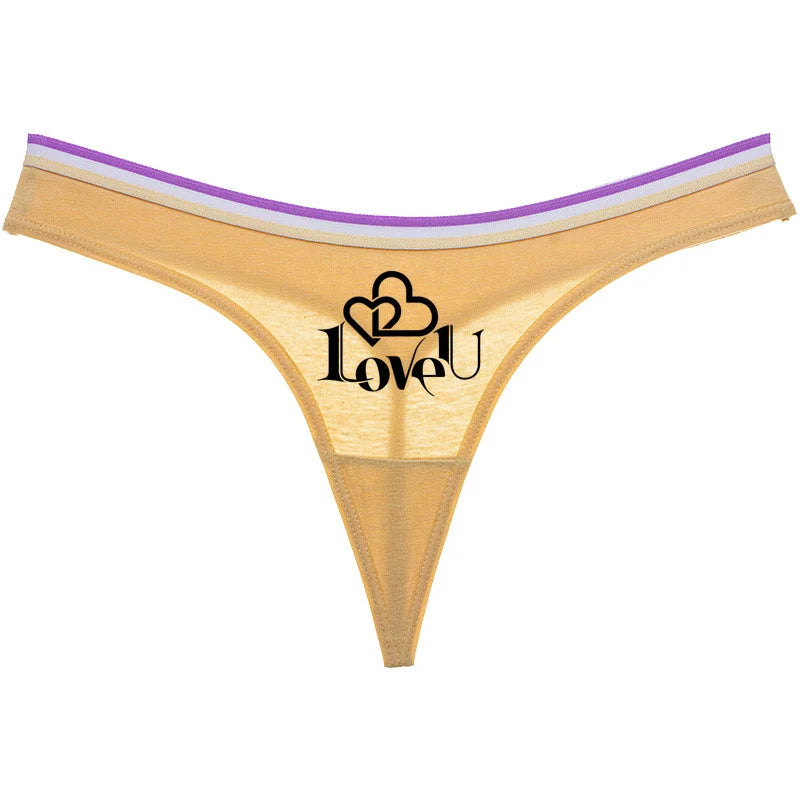 Culotte G-String Femme – Coton, Personnalisable & Design Unique