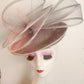 Fascinator Élégant avec Plumes – Chapeau de Mariage, Banquet & Cérémonie