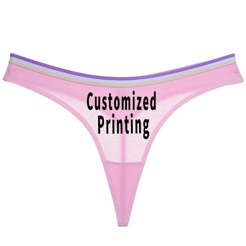 Culotte G-String Femme – Coton, Personnalisable & Design Unique