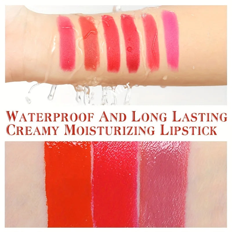 Rouge à Lèvres Crème 12 Couleurs – Hydratant & Longue Tenue