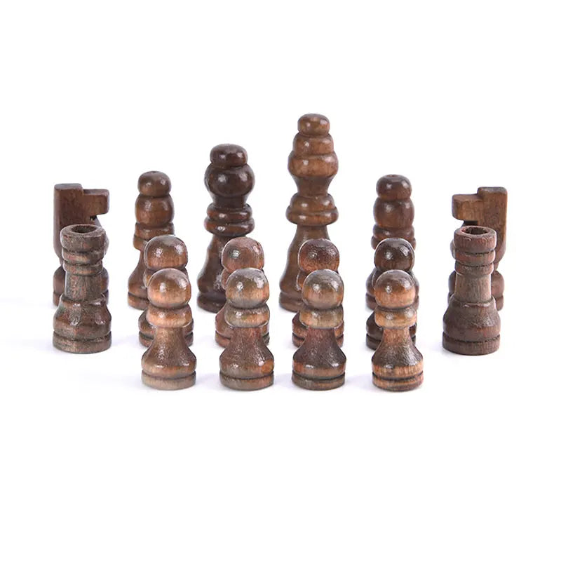 Set Échecs Complet – 32 Pièces en Bois, Accessoires de Jeu