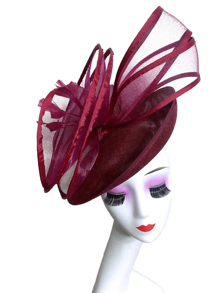 Fascinator Élégant avec Plumes – Chapeau de Mariage, Banquet & Cérémonie