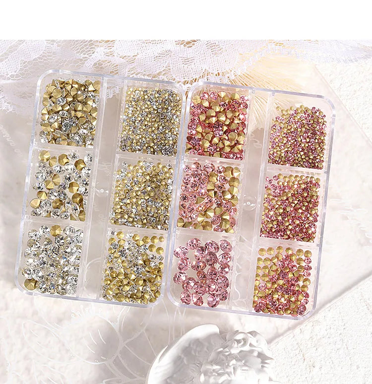 1000PCS SS4-SS20 strass de cristal