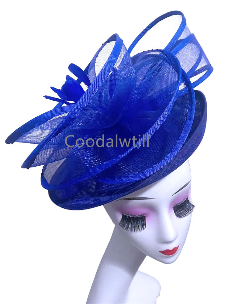 Fascinator Élégant avec Plumes – Chapeau de Mariage, Banquet & Cérémonie