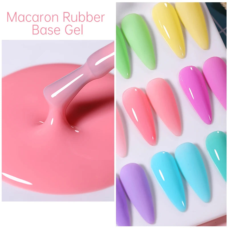 Macaron Rubber Base Gel Semi-Permanent