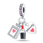 Charm S925 Couronne Parfum Rose