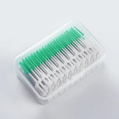 Brosses Interdentaires Silicone 40pcs – Nettoyage Dentaire & Fil