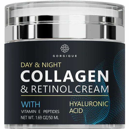 Crème Visage Collagène – Rétinol & Acide Hyaluronique, Anti-Rides