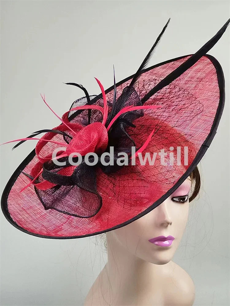 Grand Chapeau Fascinator Derby – Élégance & Raffinement