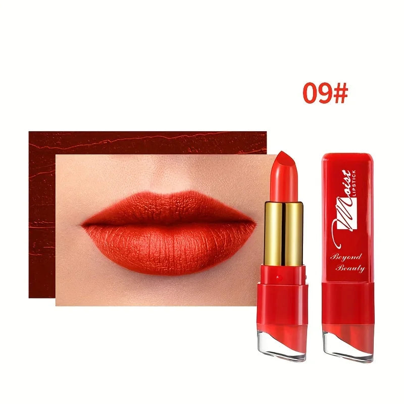 Rouge à Lèvres Crème 12 Couleurs – Hydratant & Longue Tenue