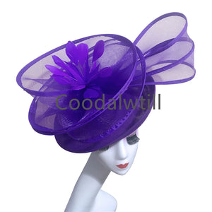 Fascinator Élégant avec Plumes – Chapeau de Mariage, Banquet & Cérémonie