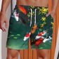 Short de Bain Homme – Impression Requin & Bateau Ukiyo-E