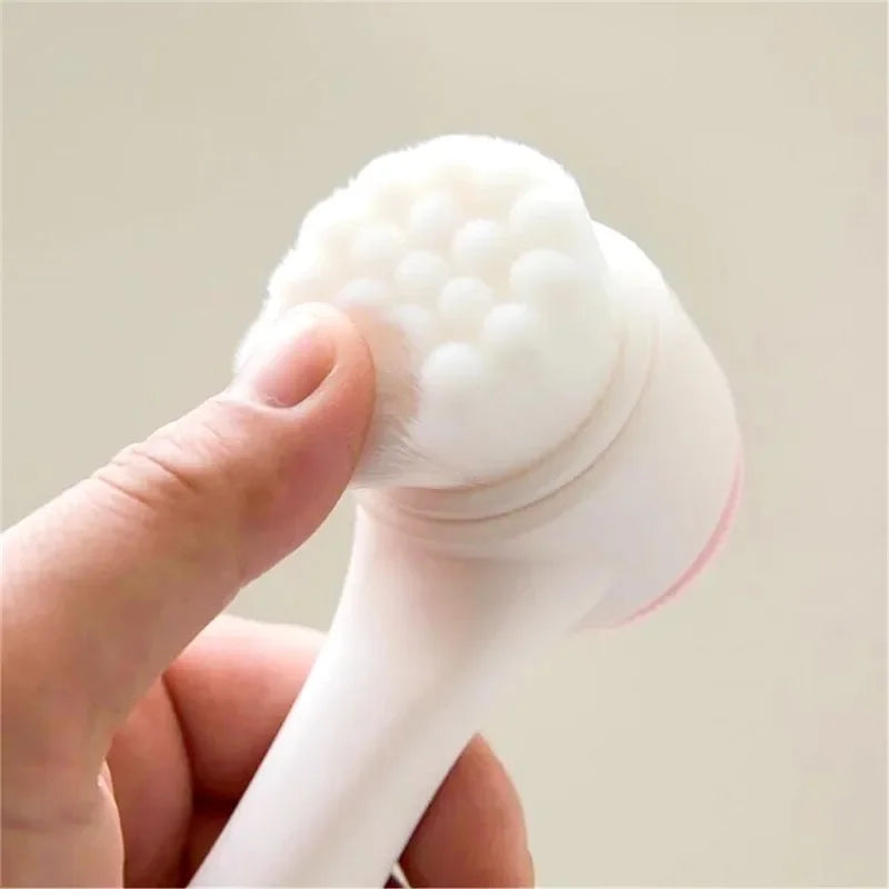 Brosse Visage 3D – Silicone Doux & Massage Nettoyant