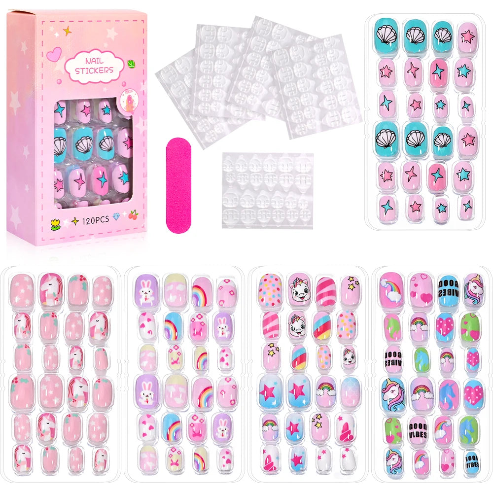 Faux ongles Kawaii pour enfants