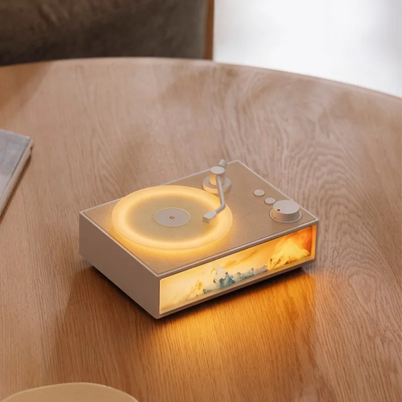 Haut-parleur Bluetooth aromathérapie et lampe de chevet multifonction.