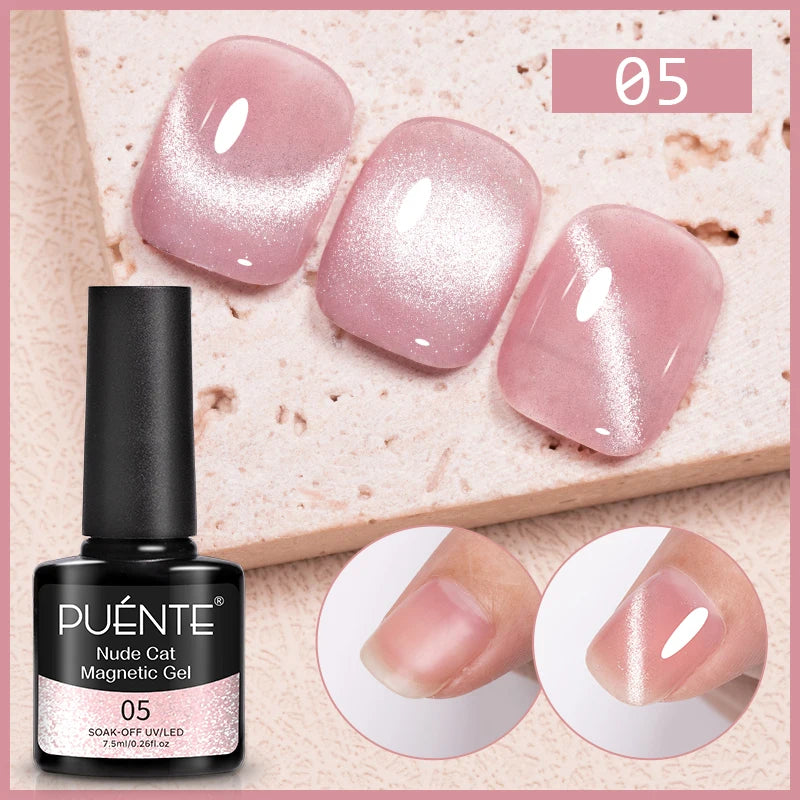 Gel Magnétique 7.5ml – Effet Argentée & Aurora, Manucure UV