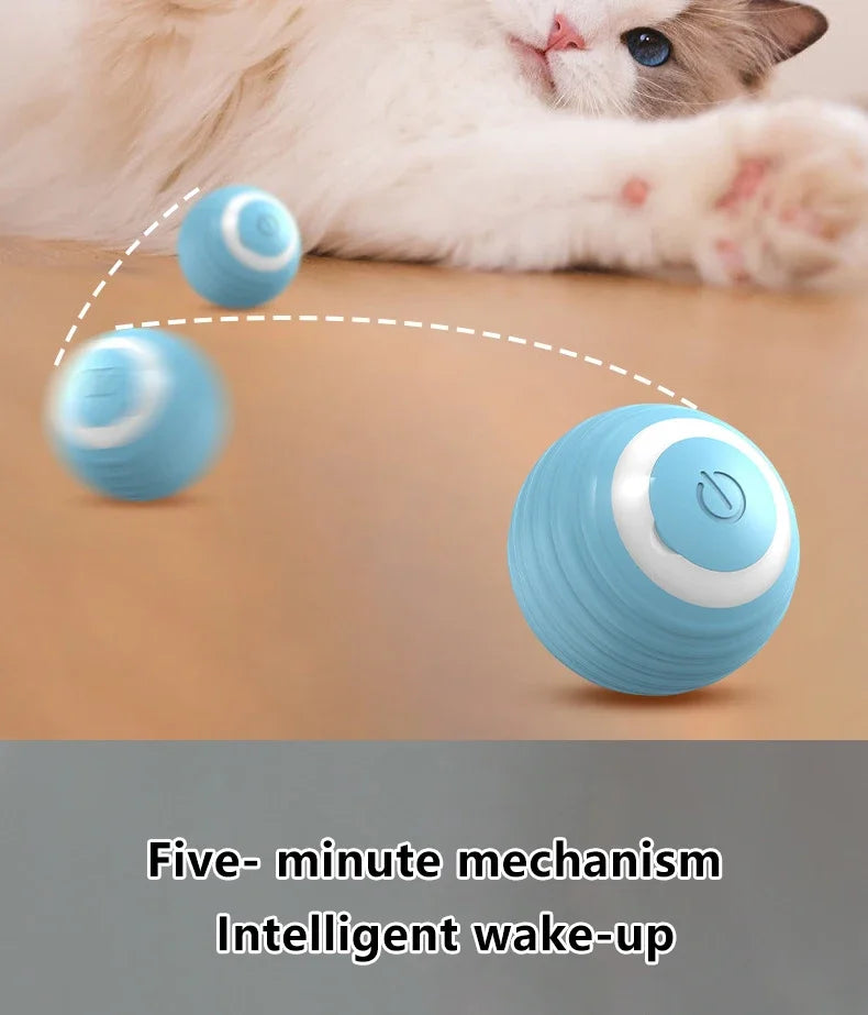 Balle Interactive Intelligente pour Chat – Jouet Automatique à Roulement