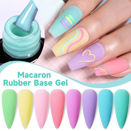 Macaron Rubber Base Gel Semi-Permanent