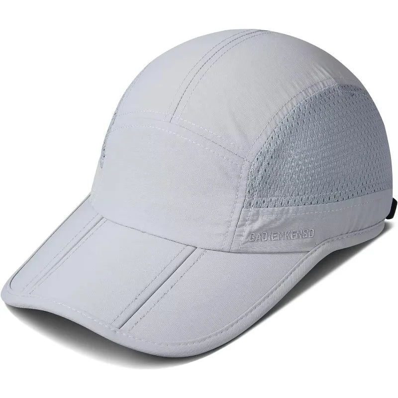 Casquette Pliable Extérieure UPF 50+ – Séchage Rapide & Imperméable