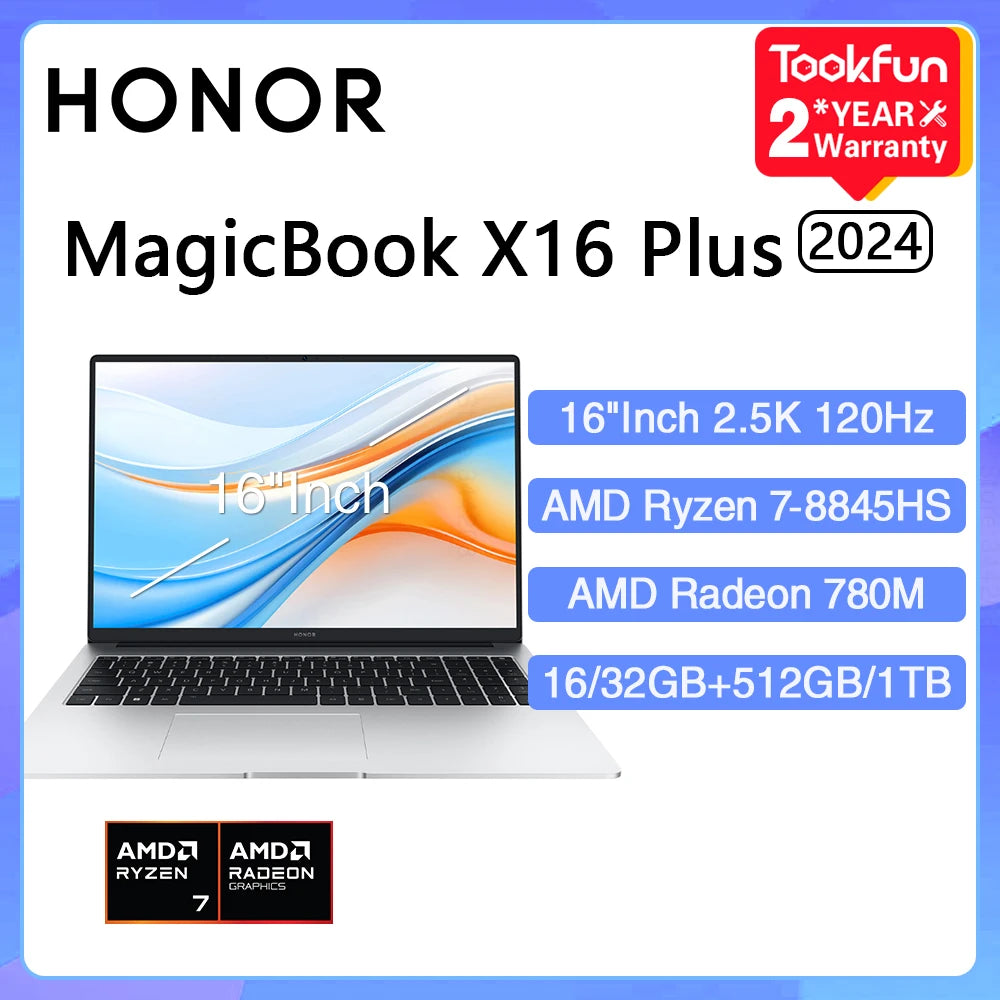 HONOR MagicBook X16 Plus 2024 Ryzen R7