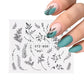 1pcs Fleur de tulipe autocollante pour ongles